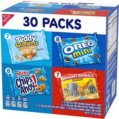 Nabisco Team Favorites Variety Pack 30 Snack Packs