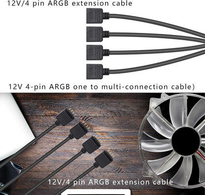 Azonee RGB Splitter Extension Cable 2Pack