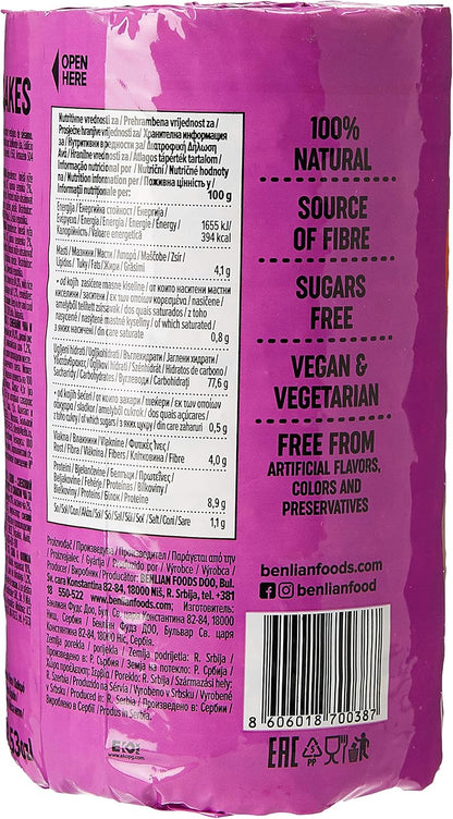 Benlian Brown Rice Cakes Chia & Quinoa, 100 gm