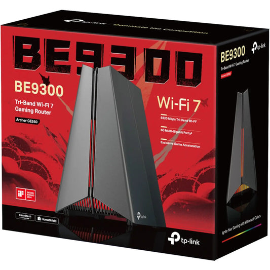 TPLink BE9300 Tri-Band Wi-Fi 7 Gaming Router