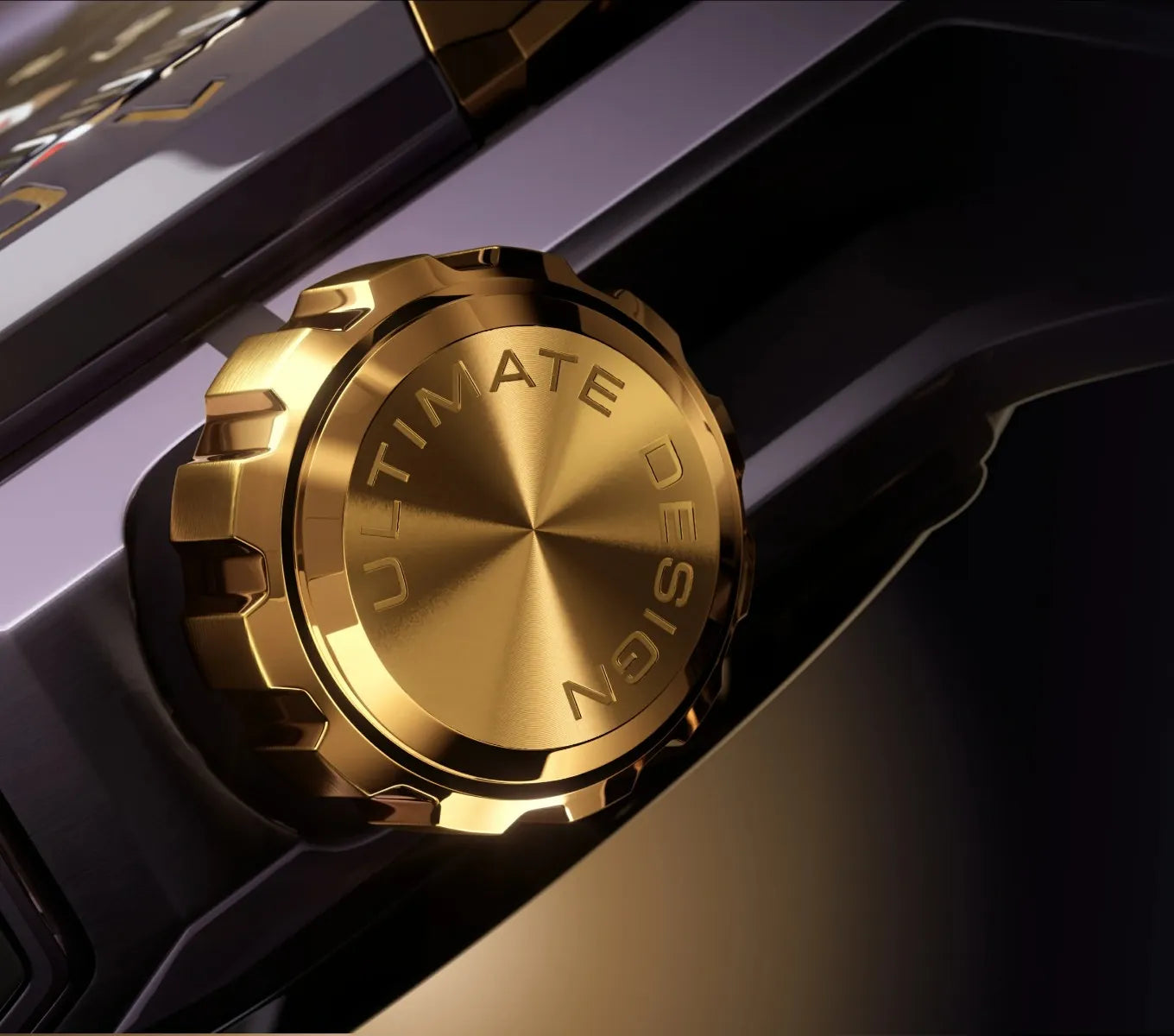 Huawei Watch Ultimate Design Smartwatch - Royal Purple and Gold Edition