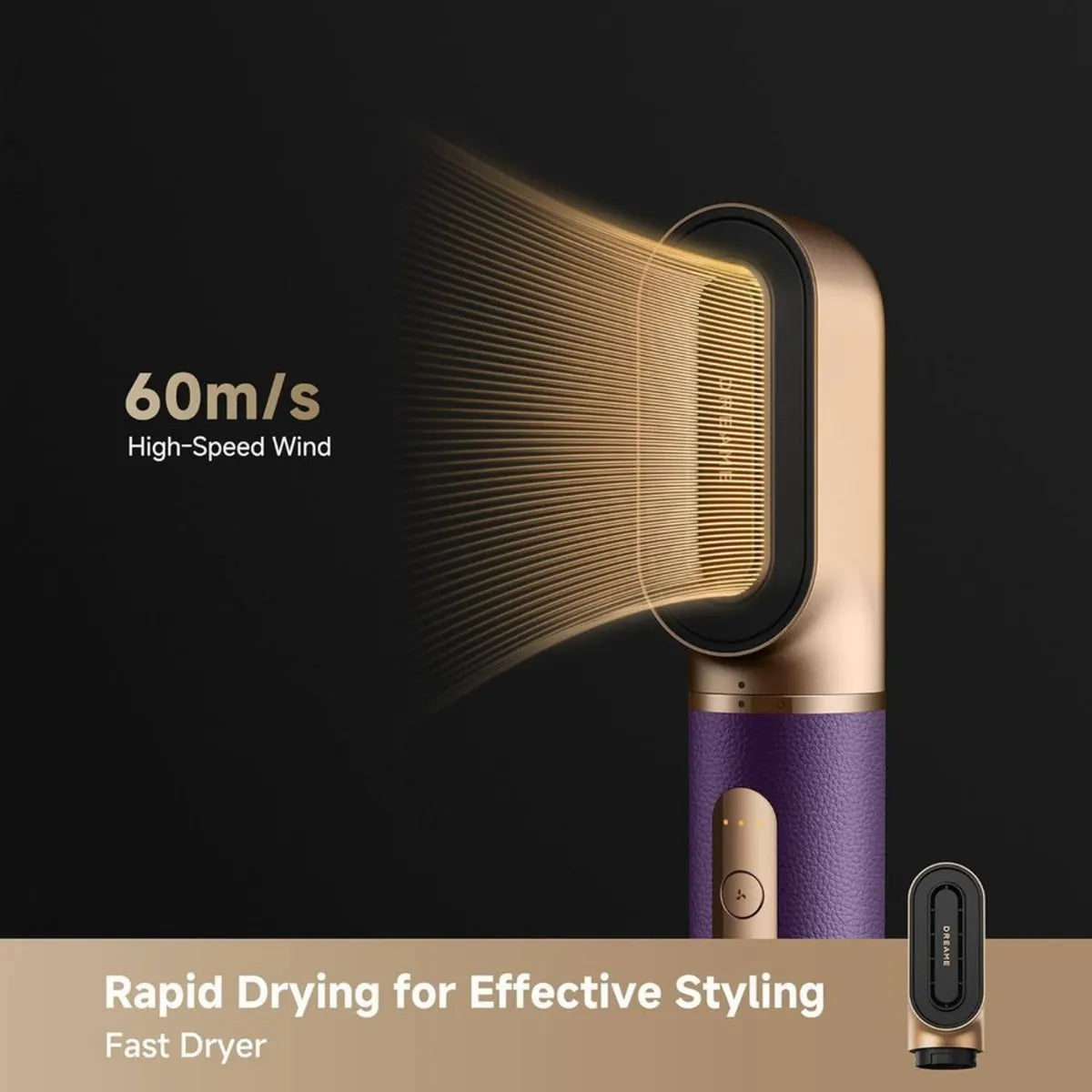 Dreame Airstyle Pro B21 7-In-1 Hair Drying & Styling Tool Kit - Purple
