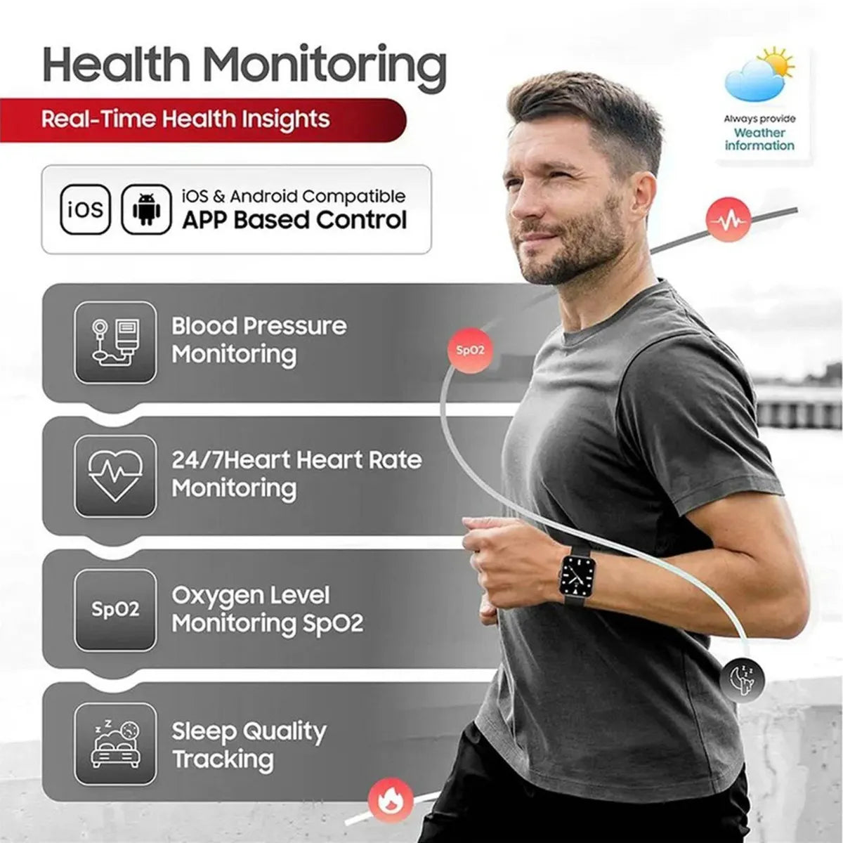 Swiss Military Alps 4 Smart Watch with Victor 5 Earbuds - Black