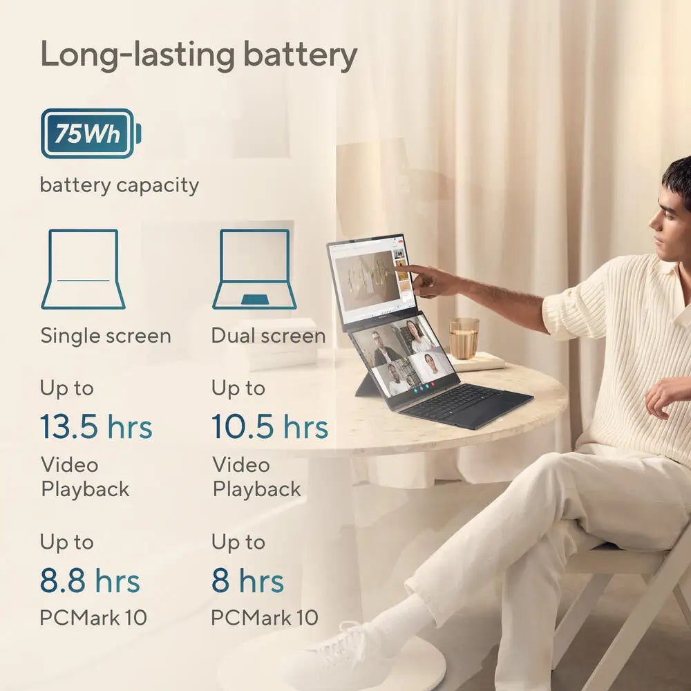 ASUS Zenbook Duo Intel Core Ultra 9-285H